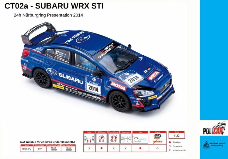 Policar - Subaru WRX STI - 24h Nurburgring presentation 2014