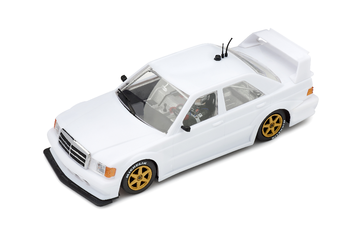 Slot.it - Mercedes 190E - White Kit with prepainted and preassembled parts;