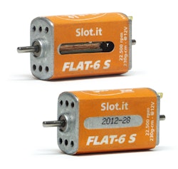 Slot.it - Flat-6S 22,5K RPM motor, 230g*cm @12V, 12.5W, different opening case