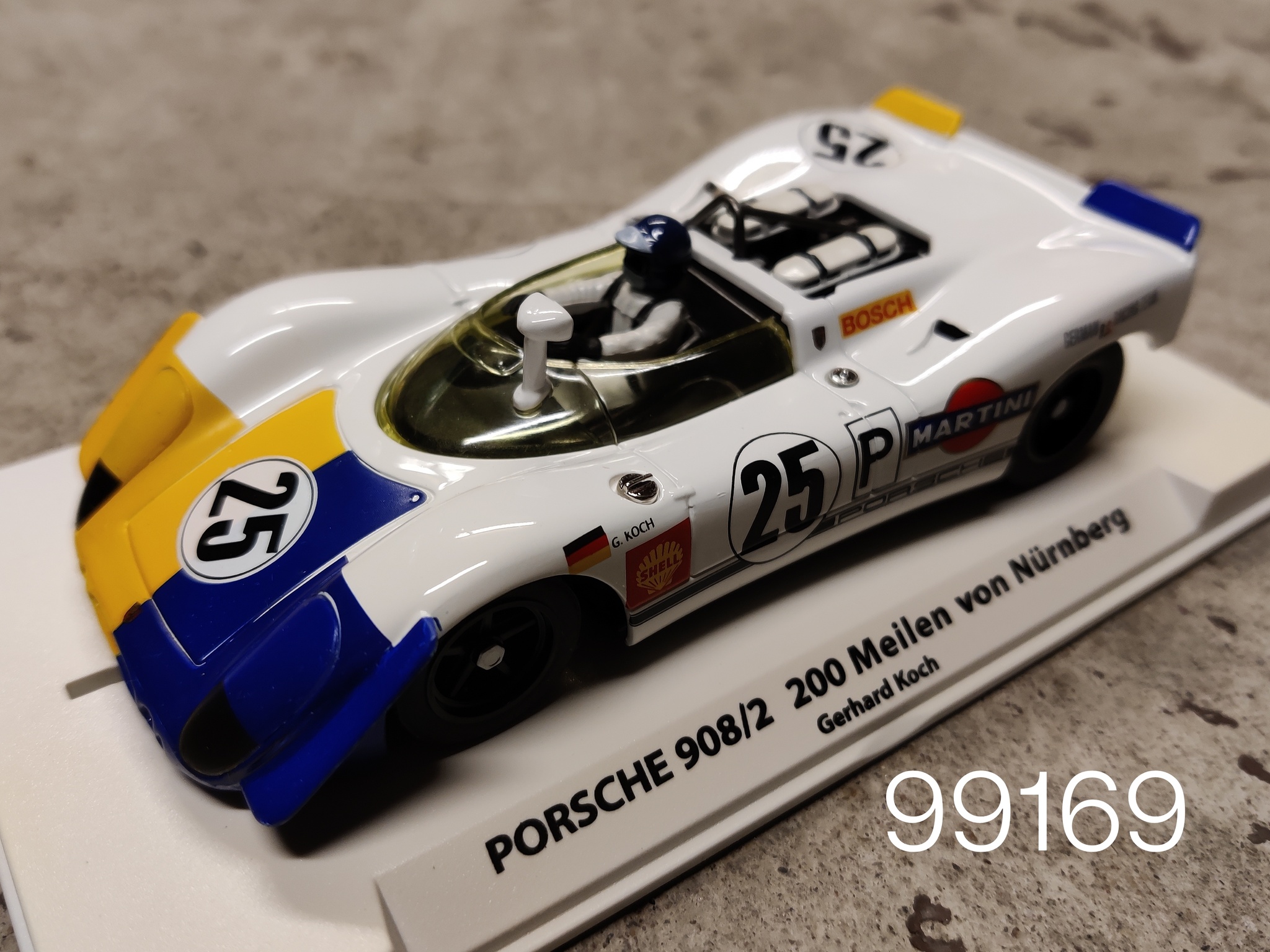 FLY Car Model - Porsche 908/2 - 200 meilen von Nurnberg 1969 - limited edition 500 units (750 SEK) I LAGER / IN STOCK