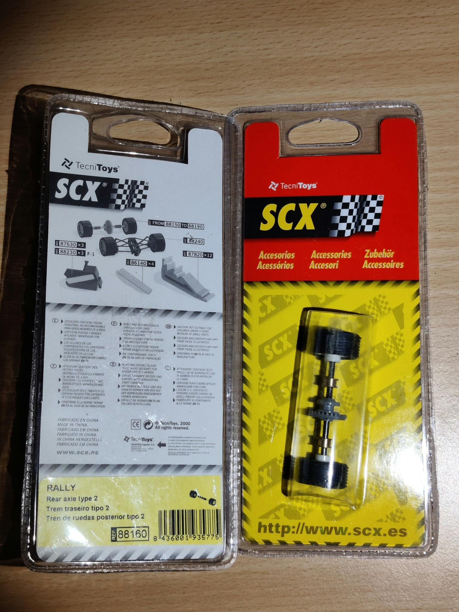 SCX - Rear Axle type 2 - RALLY (1x)
