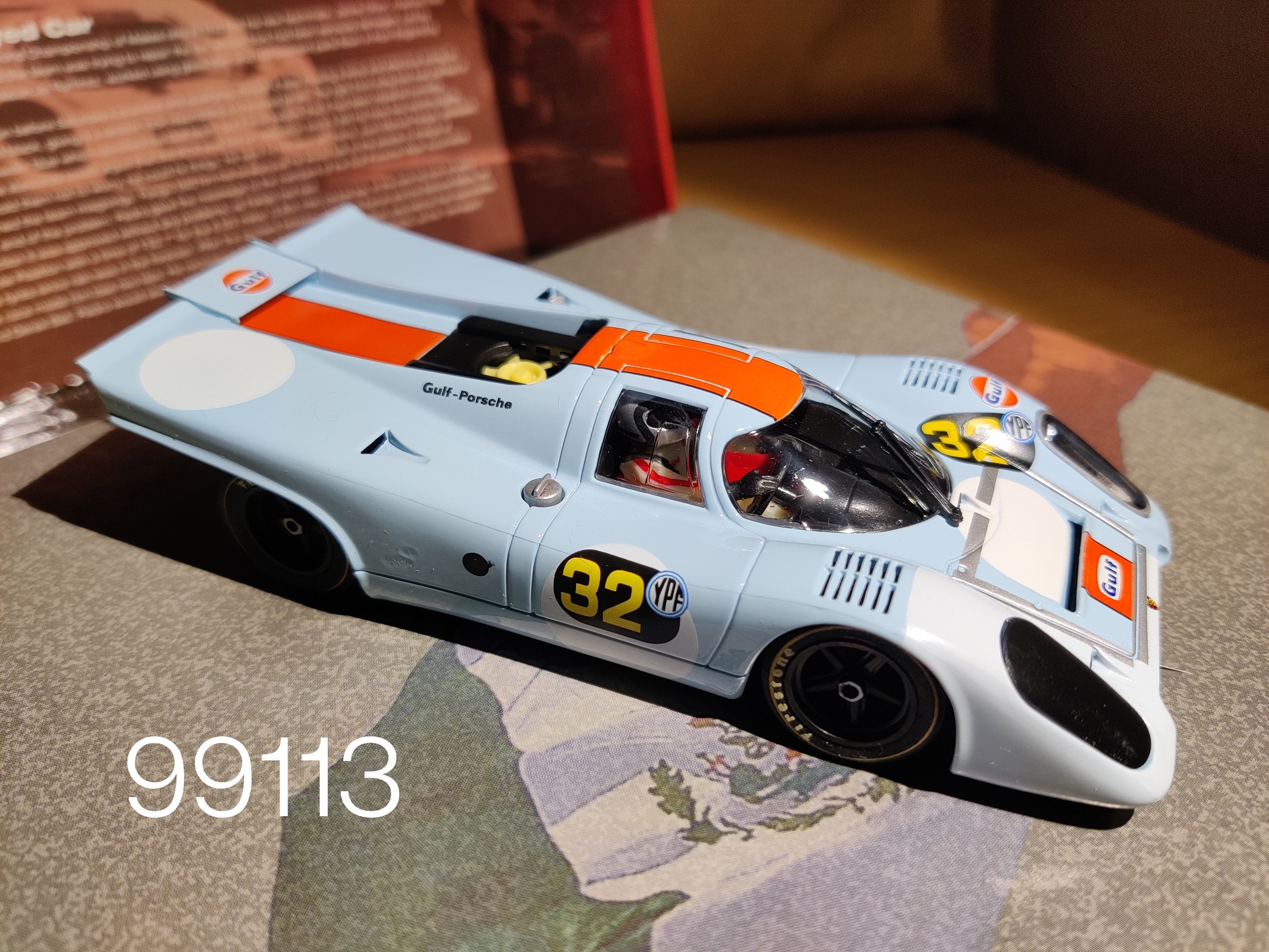 FLY Car Model - Porsche 917K - Pedro Rodrigues - 1000km Argentina (600 SEK) I LAGER / IN STOCK