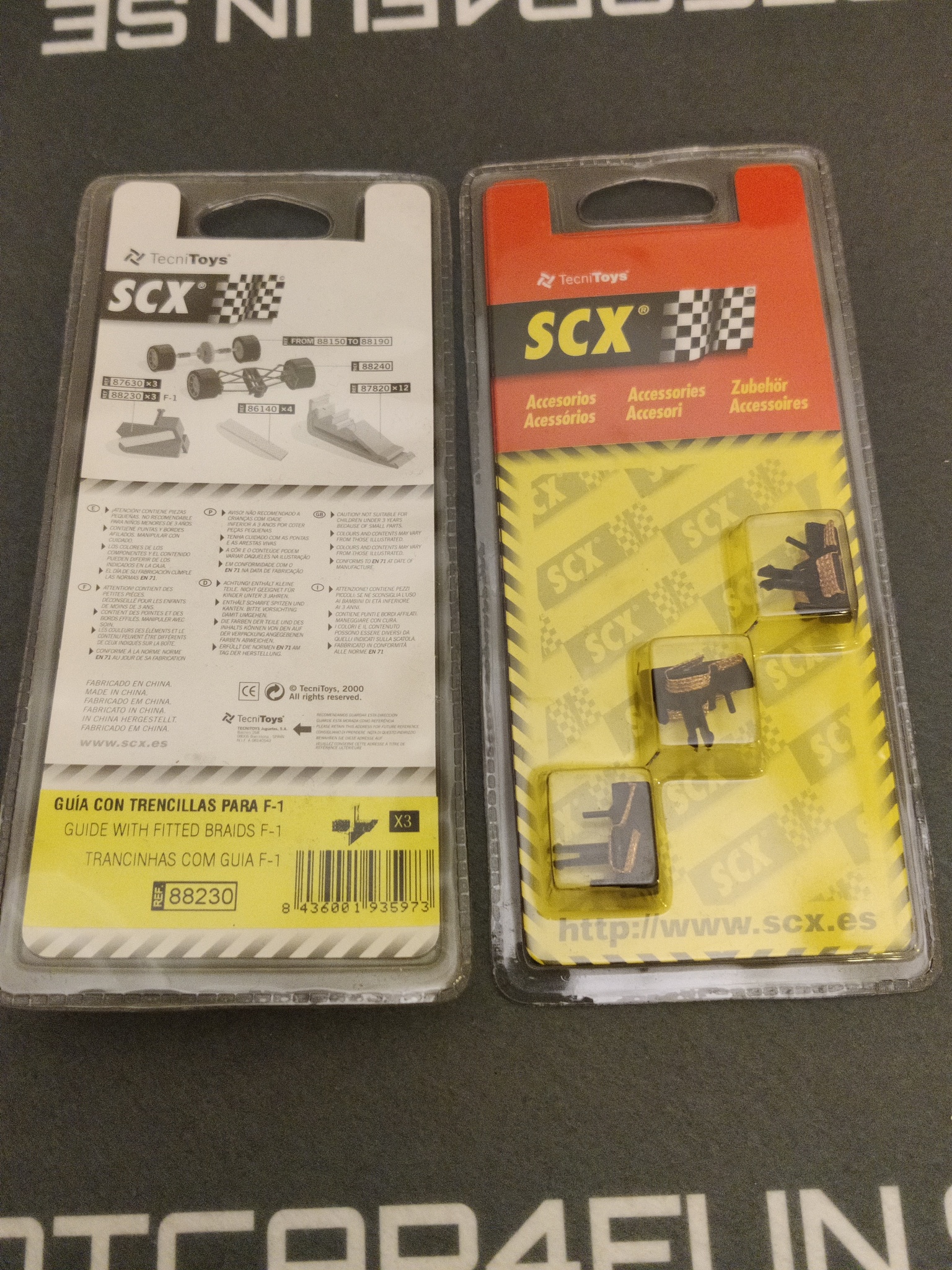 SCX - Guide with fitted braids F1 (3x)