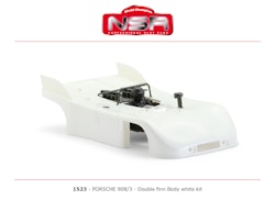 NSR - Porsche 908/3 - (double fin) Body Kit clear (WHITE Unpainted)
