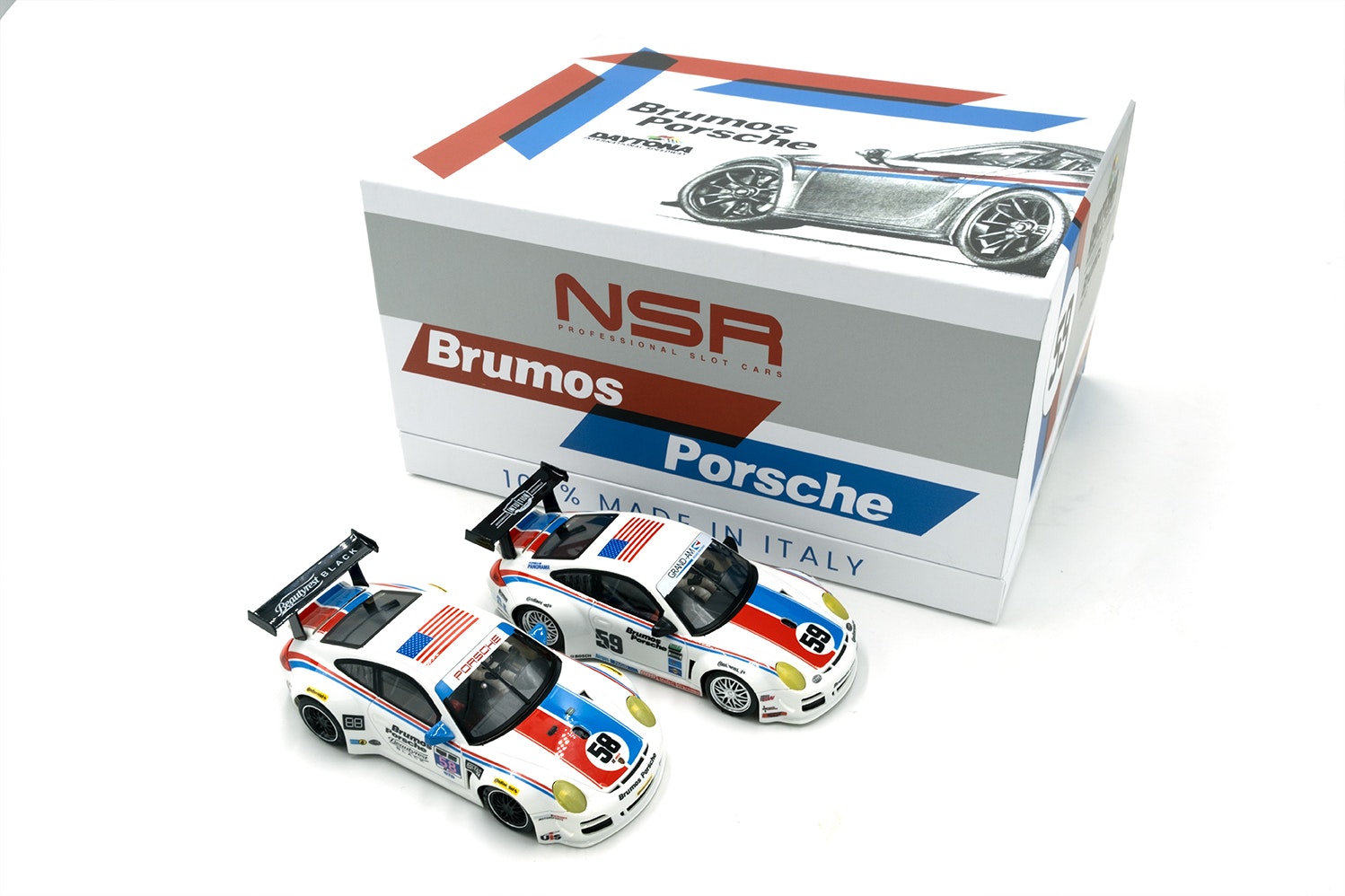 NSR - Porsche 997 Brumos DAYTONA 24H #58 2015 - #59 2012