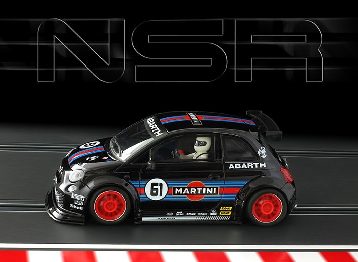 NSR - Abarth 500 Assetto Corse - SPECIAL EDITION MARTINI BLACK #61