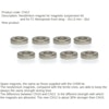 Slot.it - Neodimium magnet for CH09 and front F1 wing Ø6x1.5mm (8x)