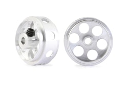 NSR - 3/32" Aluminium Front Wheel, drilled for reduced weigth, only 0,9 gram (x2)