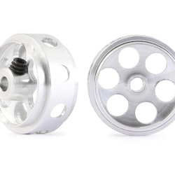 NSR - 3/32" Aluminium Front Wheel, drilled for reduced weigth, only 0,9 gram (x2)