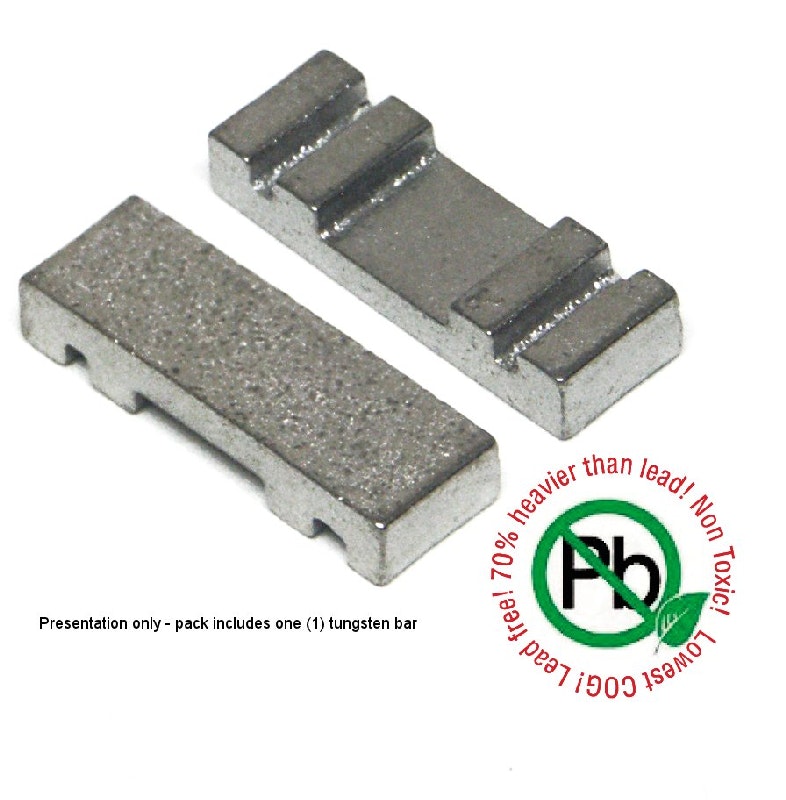 Slot.it - Tungsten ballast, motor mount shape, 2.5g (1x)