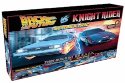 Scalextric - BACK TO THE FUTURE VS KNIGHT RIDER 1980 Set