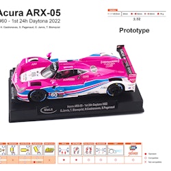 Slot.it - Acura ARX-05 n.60 - 1st 24h Daytona 2022 - PREORDER (Q2 - 2024)