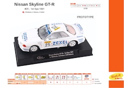 Slot.it - Nissan Skyline GT-R n.25 1st SPA 1991 - PREORDER (Q3-Q4 2024)