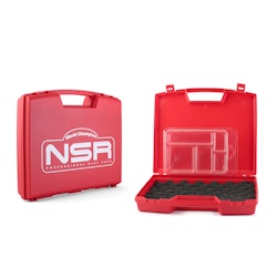 NSR - Praktisk hårdplastlåda - mjuk inredning inkl förvaringsask