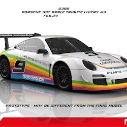 NSR - Porsche 997 Apple Tribute Livery #9 AW KING 21K EVO3 - PREORDER - (Feb 24)
