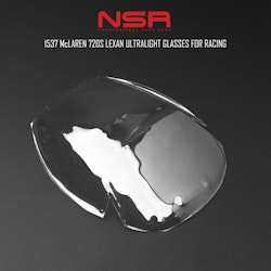 NSR - McLaren 720S Lexan ultralight glasses for racing