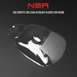 NSR - Corvette C8R Lexan ultralight glasses for racing