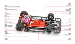 NSR - LOLA T280 DAYTONA 6H 1972 #14 - SW SHARK 21.5K EVO