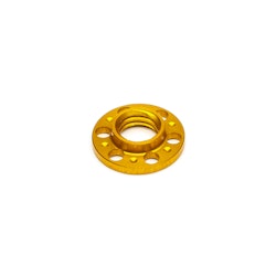 NSR -Guide Nut for ISRA cars - Ultralight & Super Thin - Yellow M5 thread (5 pcs)
