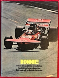 RONNIE! - Inbunden bok efter '71 då han kom VM-tvåa, 18 x 24 cm