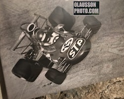 71 - Ronnie på Monza, Parabolica-kurvan - Canvastavla i format 50x70 cm