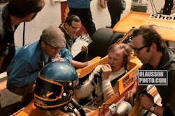 1970 - Frankrikes Grand Prix - Ronnie kör March 701 - 20 x 30 cm