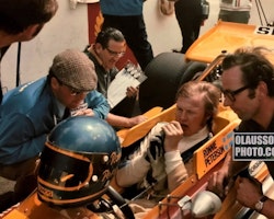 1970 - Frankrikes Grand Prix - Ronnie kör March 701 - 20 x 30 cm
