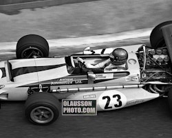 70 - Ronnies F1-debut i Monaco - Canvastavla i format 50x100 cm