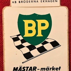 BP-dekal - 50 x 60 mm - original från en svunnen epok
