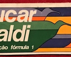Copersucar Fittipaldi i F1: 72 GP 1975-79 - dekal 5 x 27 cm