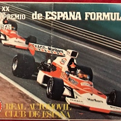 1974 - Spaniens Grand Prix - VM-1an Fittipaldi, McLaren, 10x14 cm