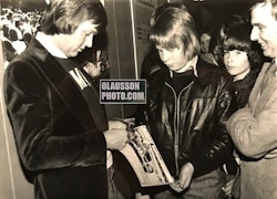 1976 - Ronnie på Malmömässan inför F1-året - format 18 x 24 cm