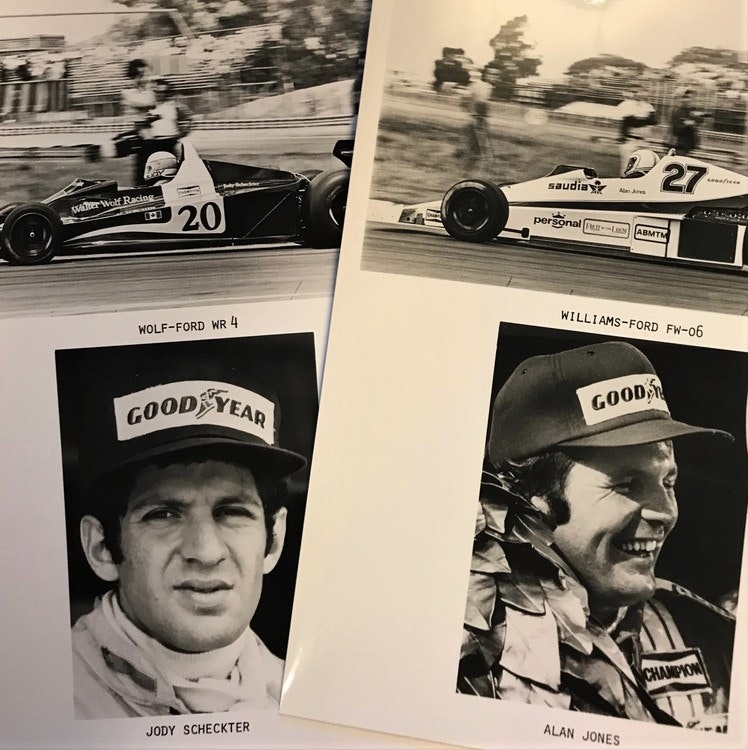 1978 - Goodyear F1 pressmapp, foto 14 team, komplett, 20x30 cm