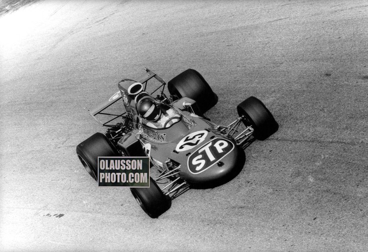 1971 - Ronnie vann nästan sitt 1a GP - 242,5 km/h i snitt - 20x30 cm