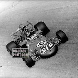 1971 - Ronnie vann nästan sitt 1a GP - 242,5 km/h i snitt - 20x30 cm