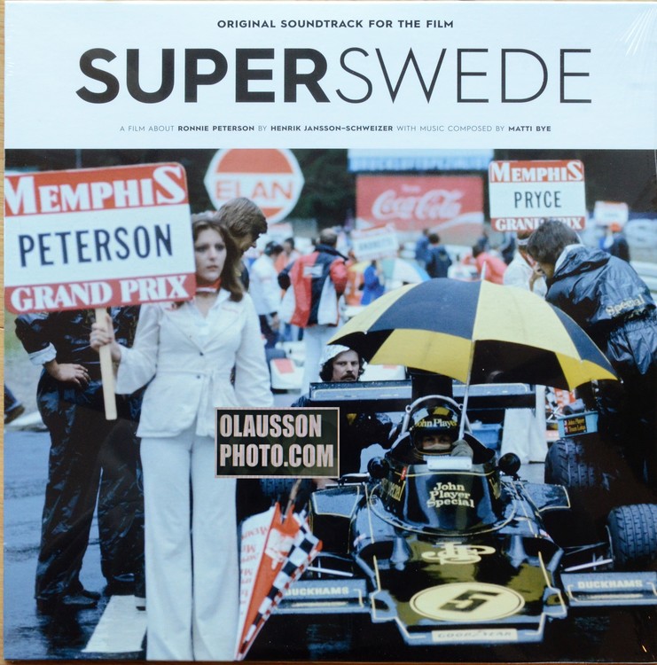 LP vinylskiva - originalmusik från filmen "Superswede" - kompositör Matti Bye - nytt ex.