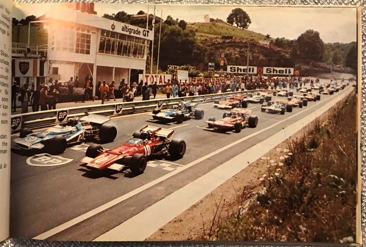 Formula 1 - F1-bok - Ronnies debutår 1970 - 14 x 21 cm, 76 sidor