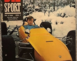 Ronnie och Reine hos Tecno 1968 - 4-sid fabriksbesök i Bilsport