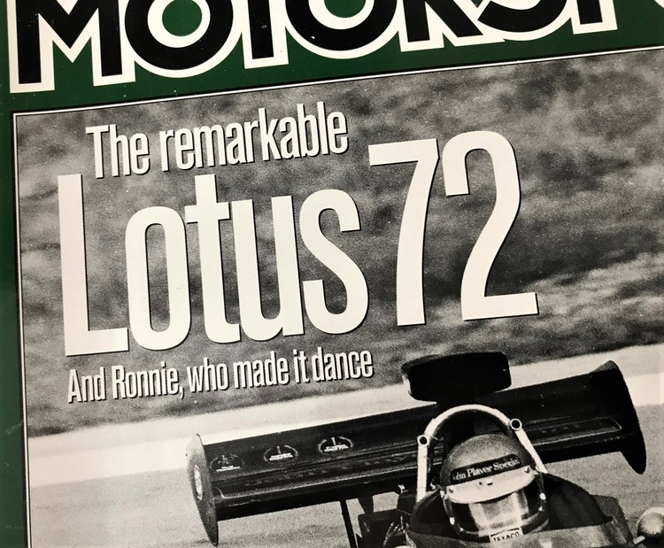 Motorsport - Mad Ronald - Lotus 72 - klassiska eng. artiklar - Maj 1997