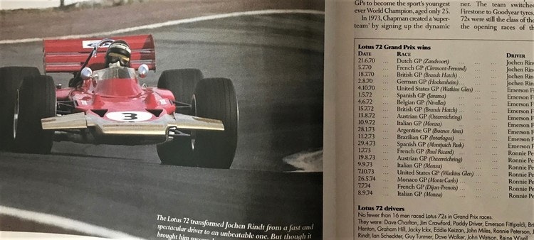Motorsport - Mad Ronald - Lotus 72 - klassiska eng. artiklar - Maj 1997