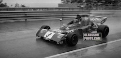 1972 - Ronnie, March 721 - regn i M Carlo, GP Monaco - Canvastavla i format 50x100 cm