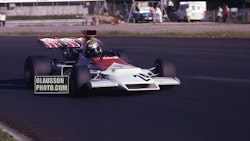 1972 - Reine Wisell i Parabolican på Monzabanan, BRM - Italiens GP - Canvastavla i format 50x100 cm