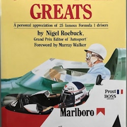 Roebuck: Grand Prix Greats - 220 sidor - 21x28 cm - 25 F1-idoler - förord: Murray Walker