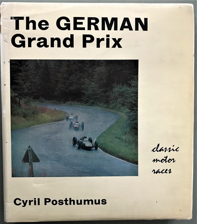 1966 - German GP - Nürburgring - 148 sid Classic Motor Races - C Posthumus, 17x19 cm