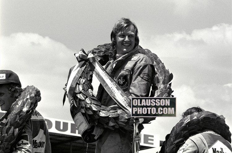 Seger på Dijon, France 1974 - 40 x 60 cm foto på bomullspapper!