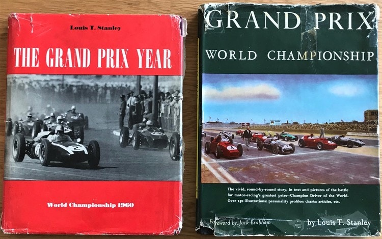 Grand Prix komplett 1959-69, 11 årgångar av Louis T. Stanley - ovanlig bokserie