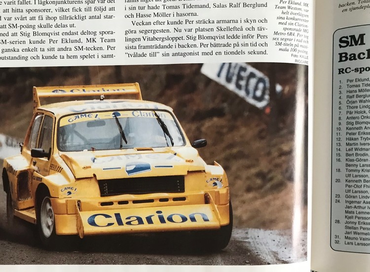Årets Bilsport - 25 år - jubileumsutgåva 1992/93 - 240 sidor