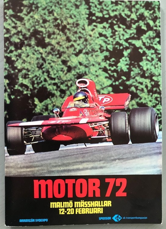 MOTOR 72, Ronnie på Malmö bilshow, 68 sid späckat program, A5