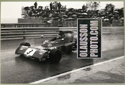 Ronnie Peterson i blött Monaco '72 - March 721 - 20 x 30 cm foto