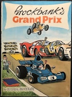 Brockbank's Grand Prix - unik bok av skämttecknaren Russell B - 100 sidor - 19x25cm